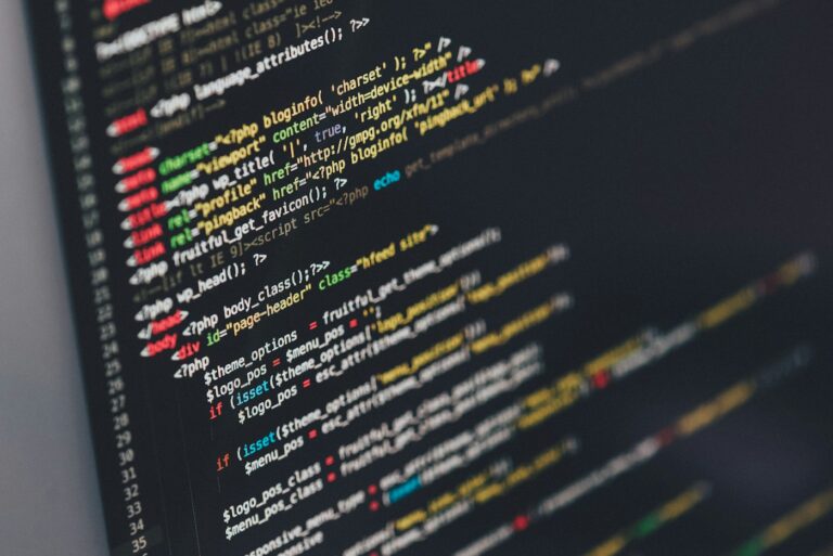 Code editor showing application source code